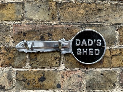 Dads shed key holder
